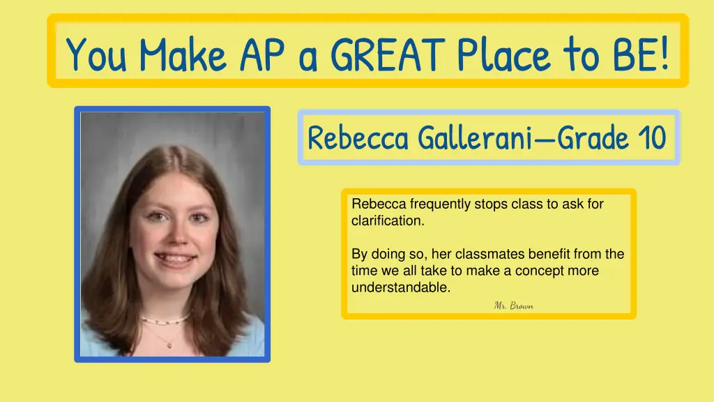 you make ap a great place to be 1