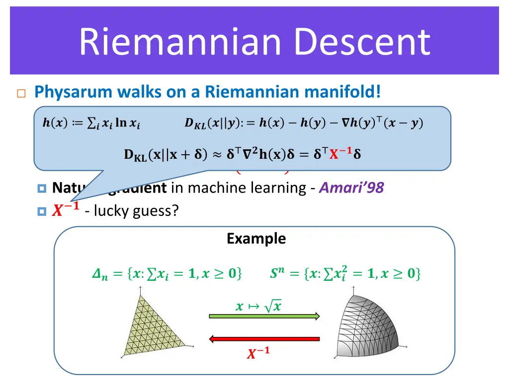riemannian descent