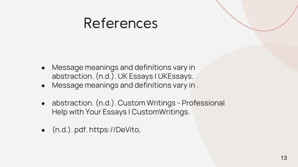 references