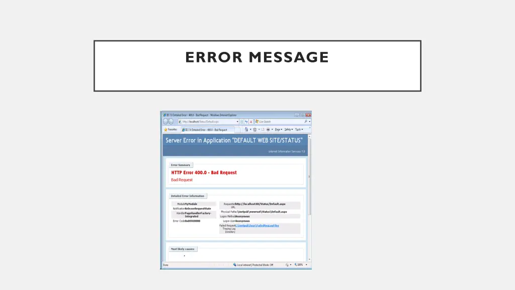 error message 1