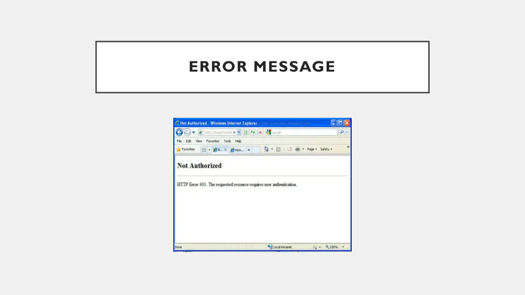 error message 3