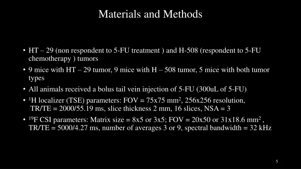 materials and methods