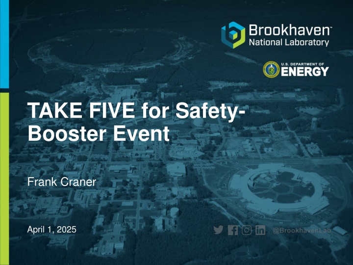 take five for safety booster event