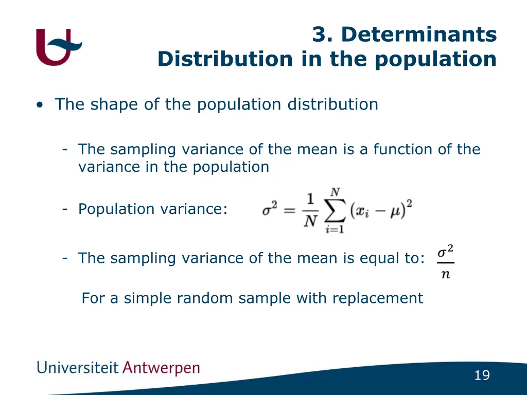 3 determinants 1