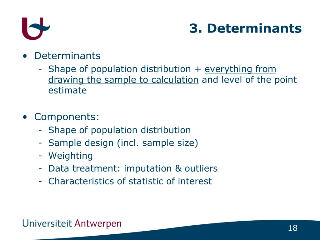 3 determinants
