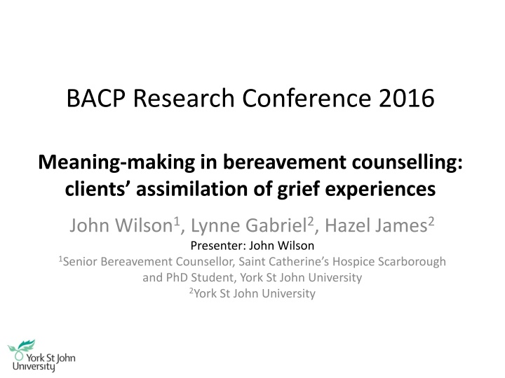 bacp research conference 2016