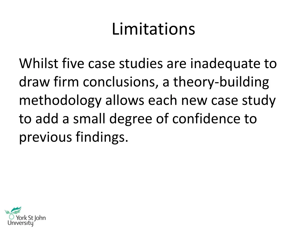 limitations