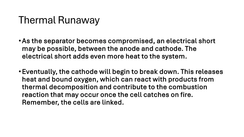 thermal runaway 1
