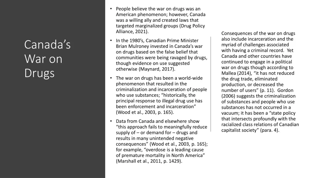people believe the war on drugs was an american