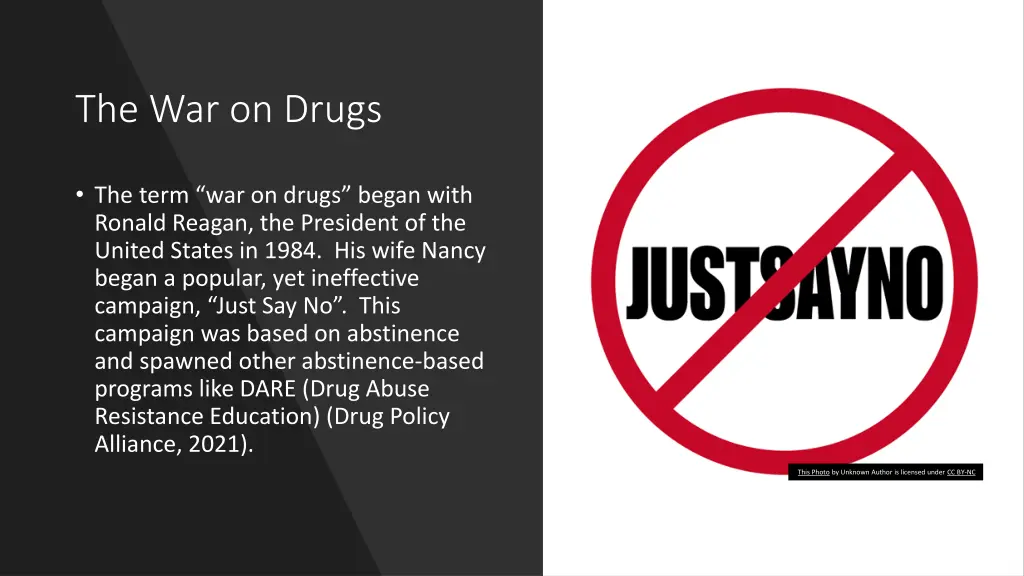 the war on drugs