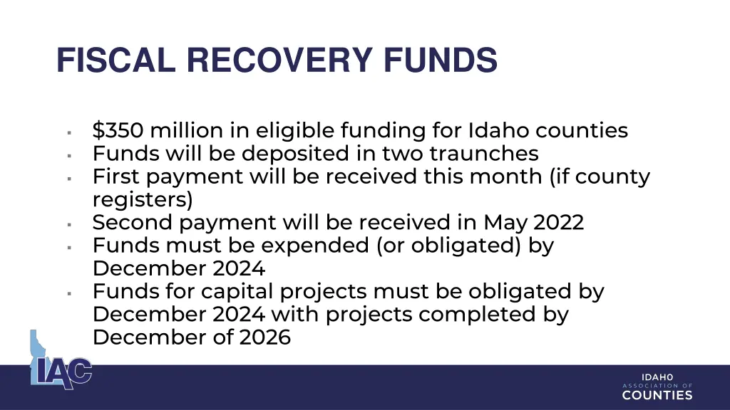 fiscal recovery funds