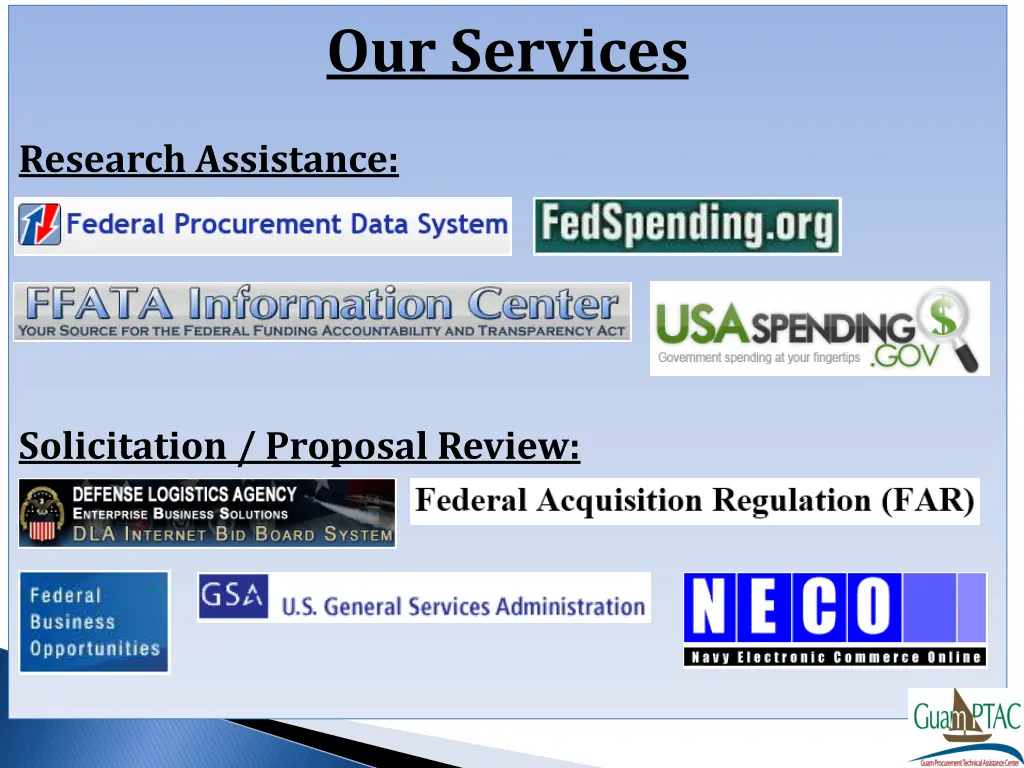 our services 1