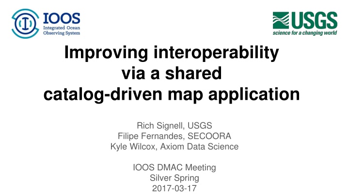 improving interoperability via a shared catalog