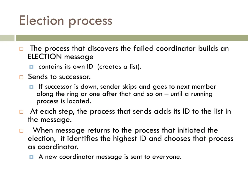 election process