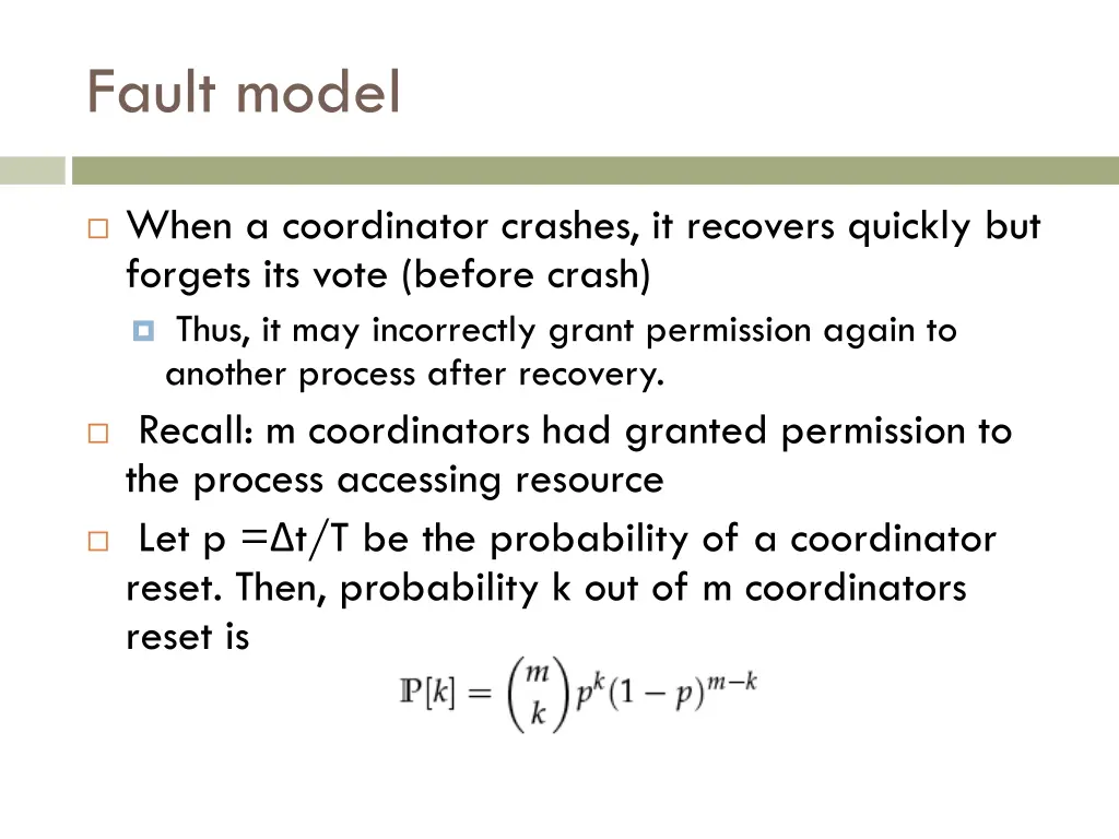 fault model