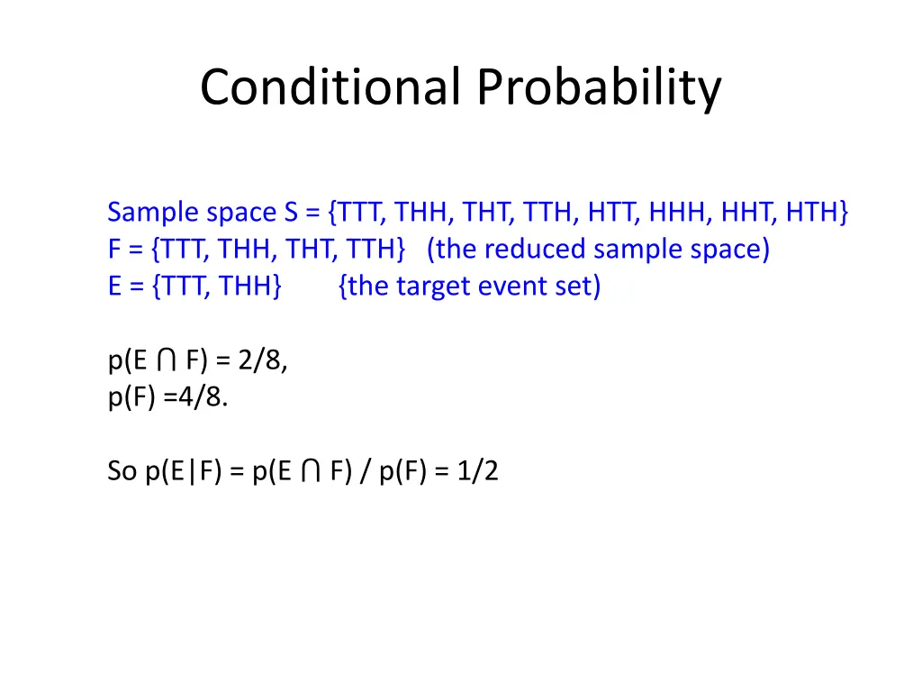 conditional probability 1