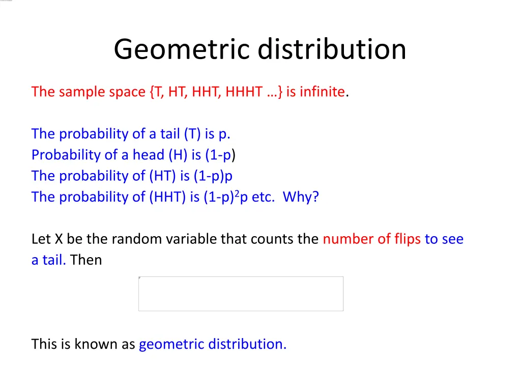 geometric distribution 1