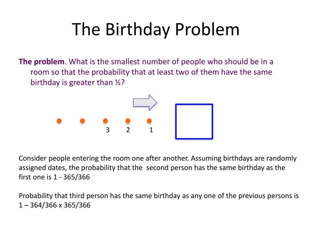 the birthday problem