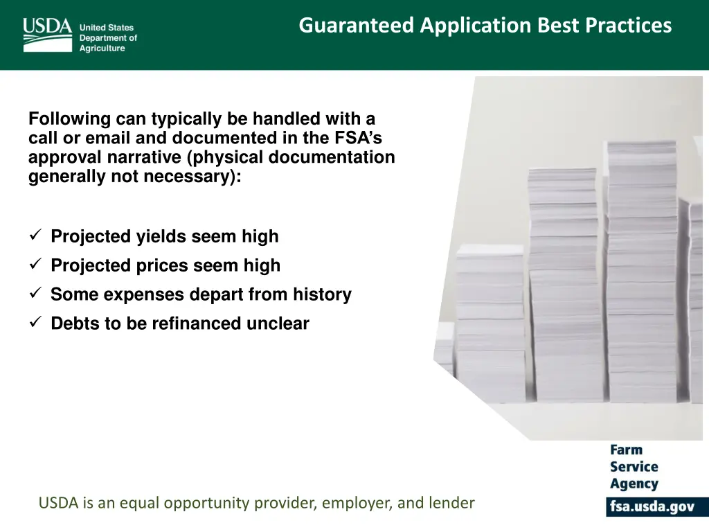 guaranteed application best practices 3