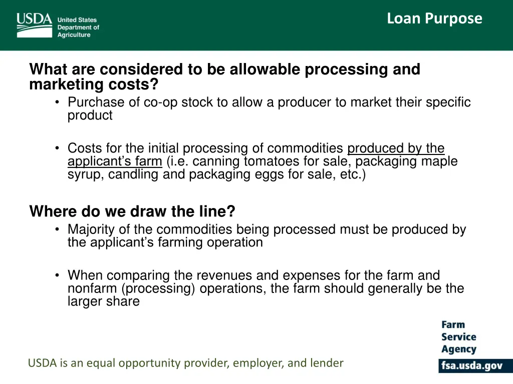 loan purpose
