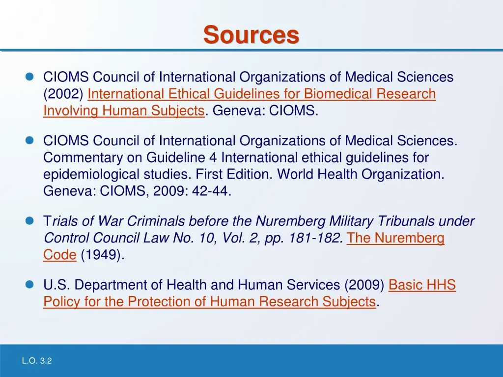 sources