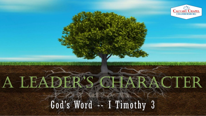 a leader s character