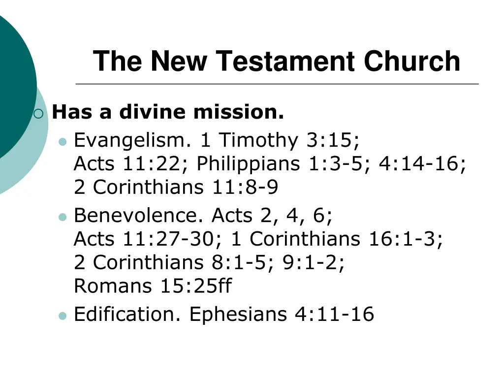 the new testament church 2