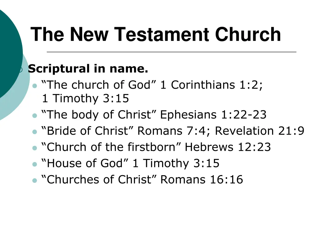 the new testament church 4