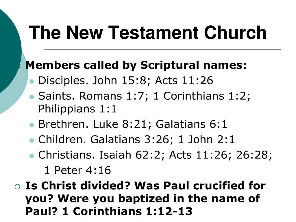 the new testament church 5
