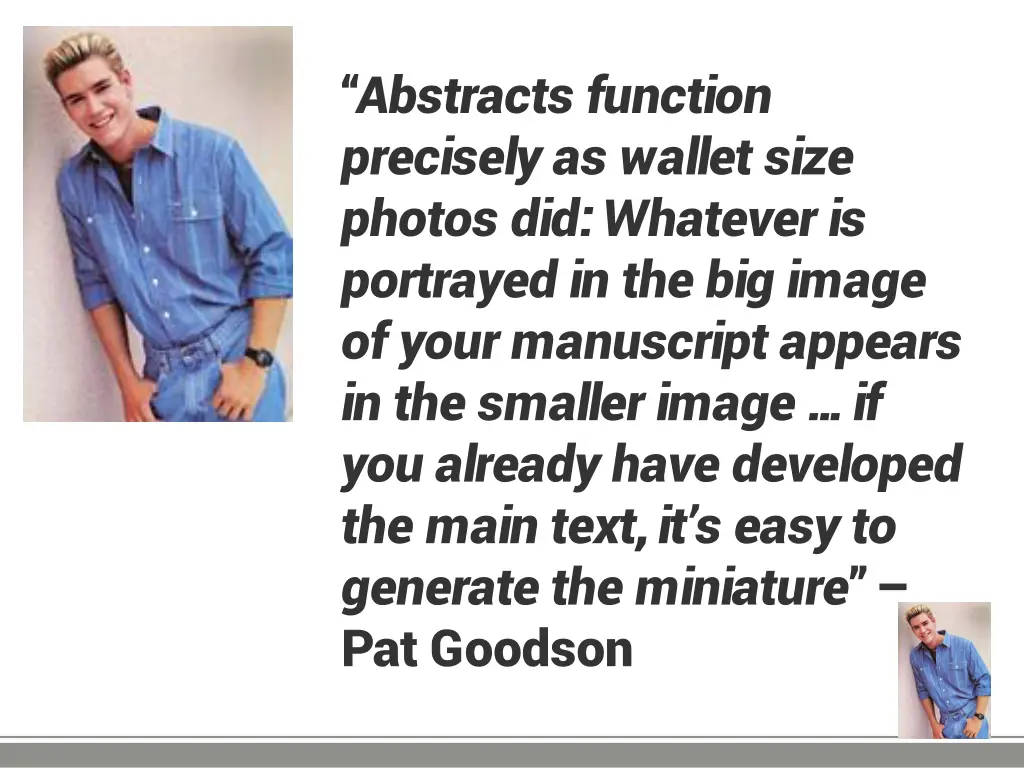 abstracts function precisely as wallet size