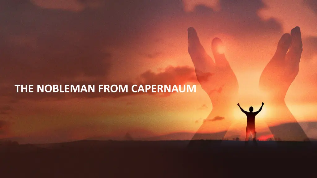 the nobleman from capernaum