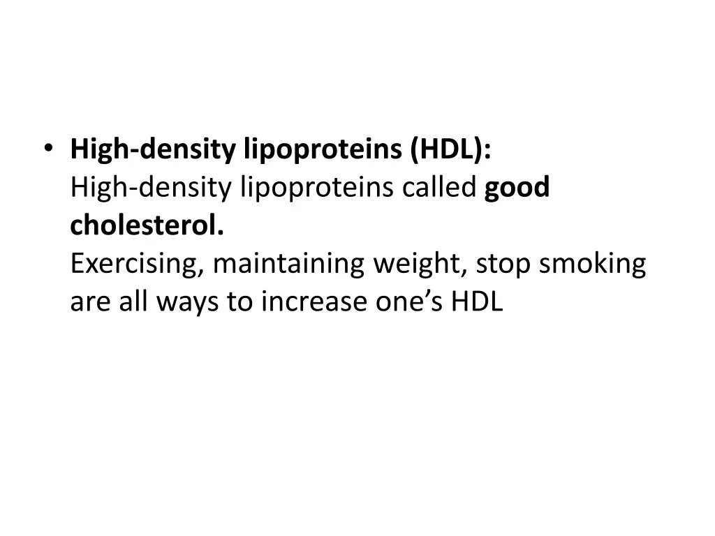 high density lipoproteins hdl high density