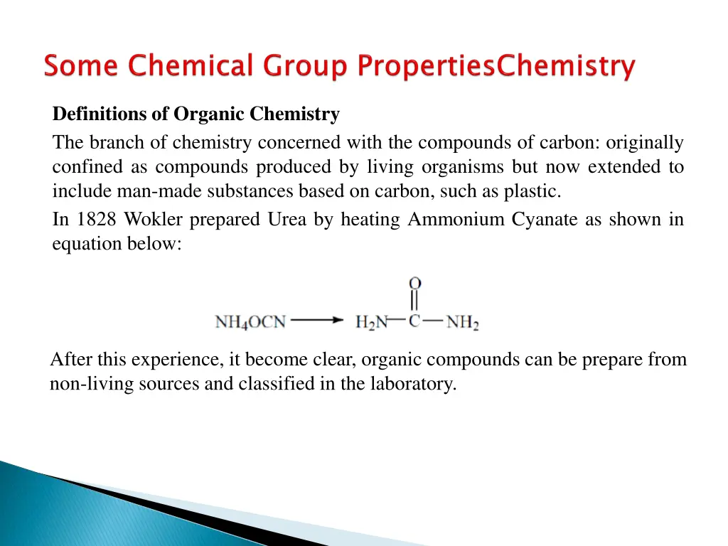 definitions of organic chemistry the branch