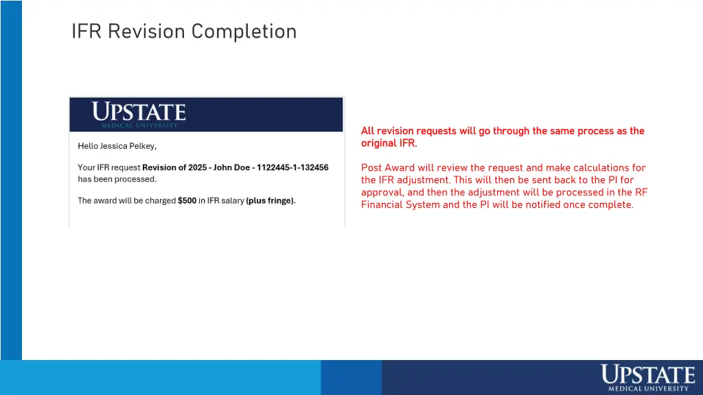 ifr revision completion