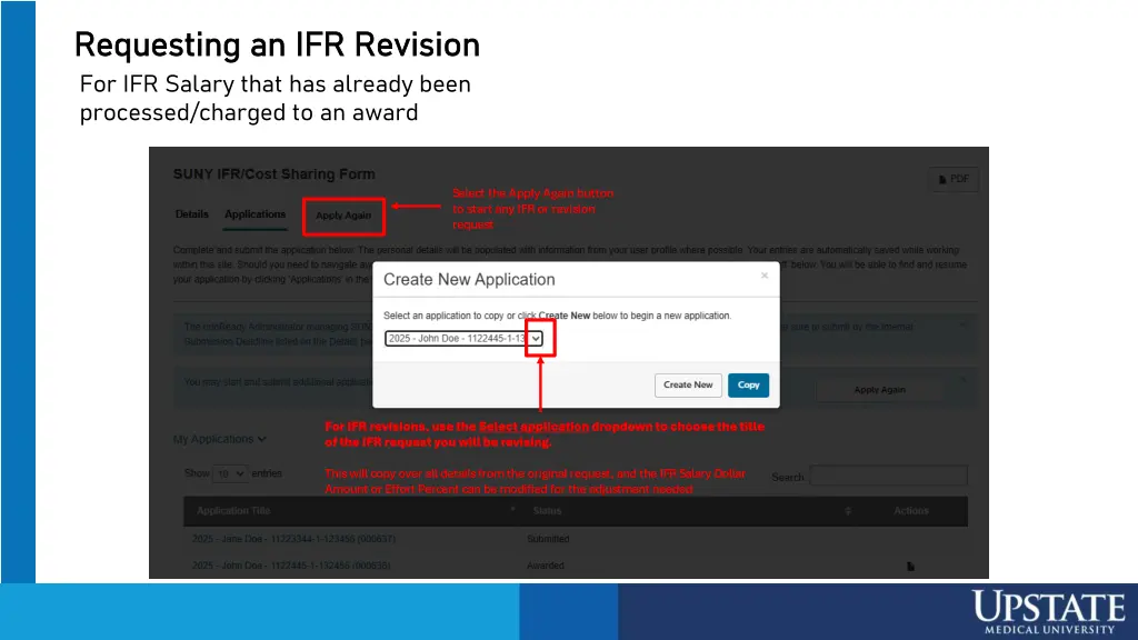 requesting an ifr revision requesting