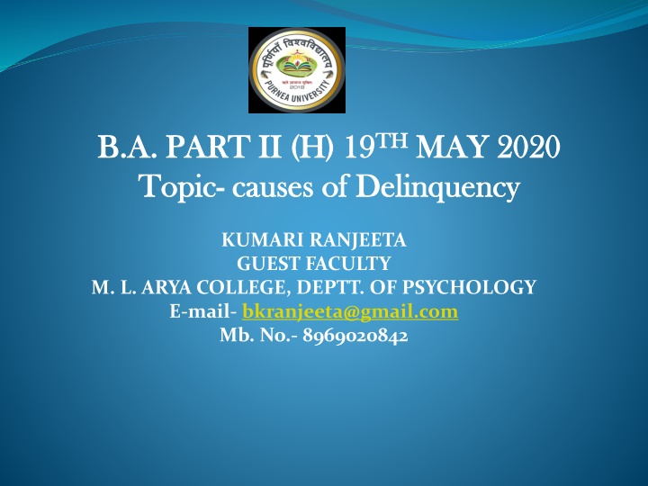 b a part ii h 19 b a part ii h 19 th topic topic