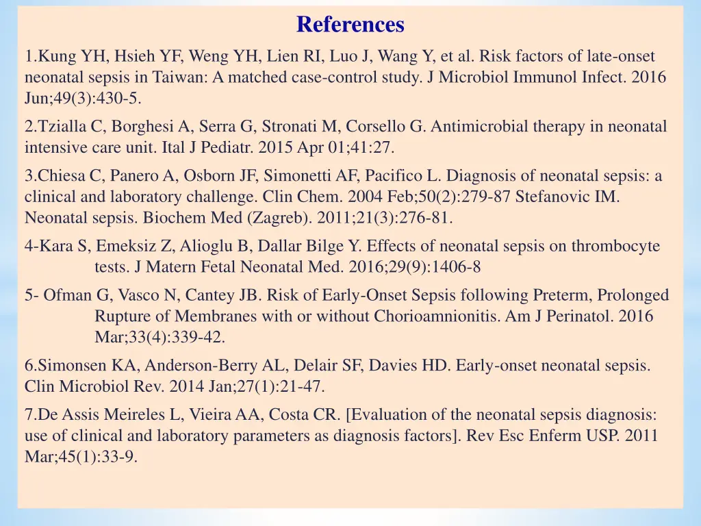 references