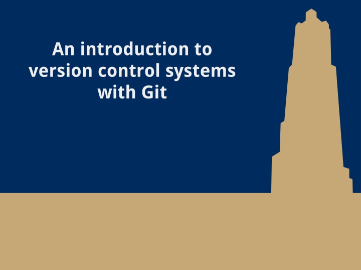 an introduction to version control systems with