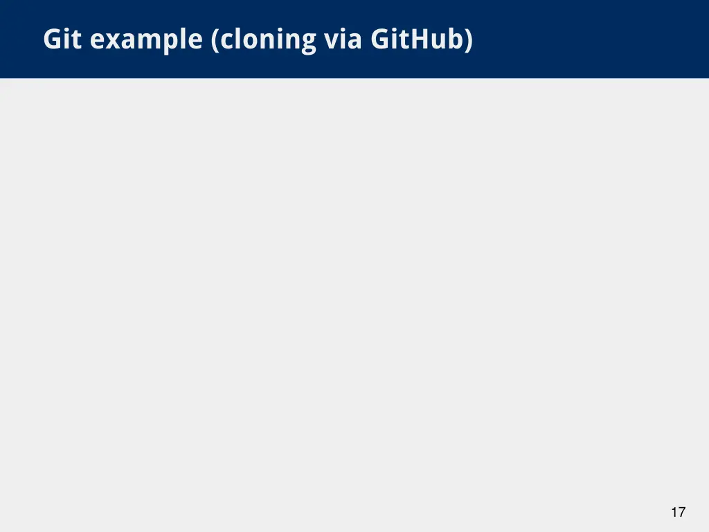 git example cloning via github
