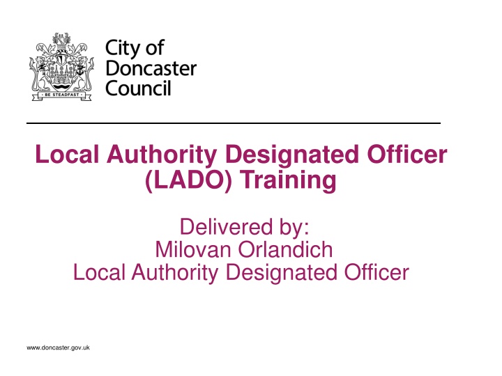 local authority designated officer lado training