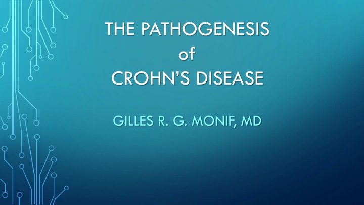 the pathogenesis of crohn s disease