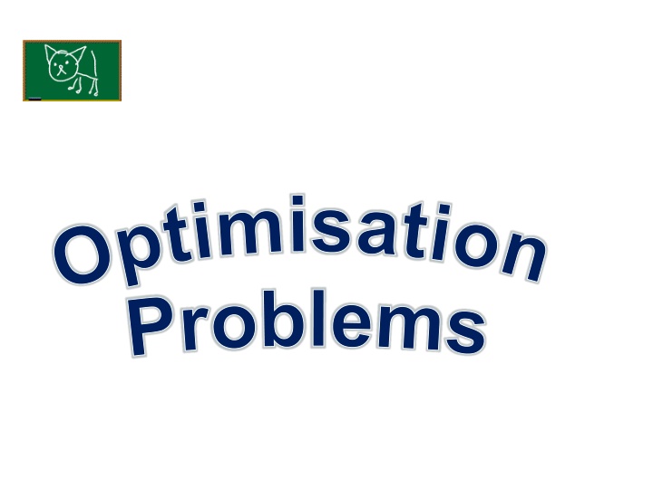 o p t i m i s a t i o n p r o b l e m s