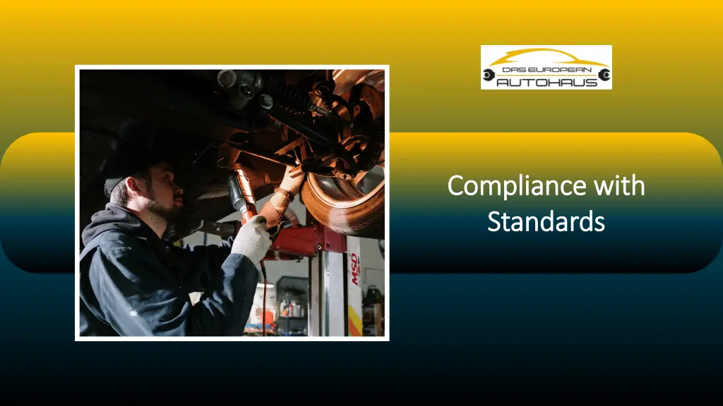 compliance with compliance with standards
