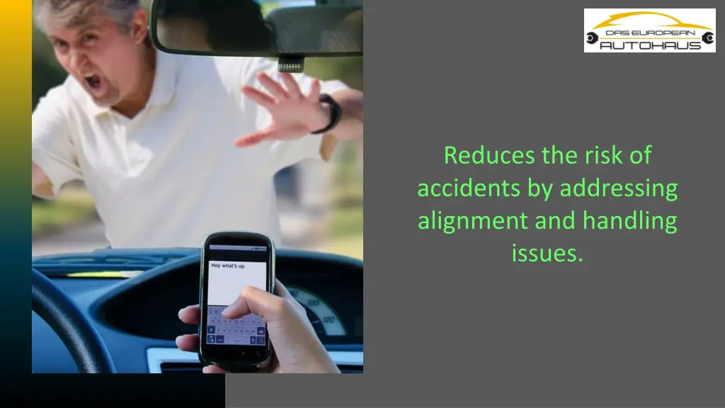 reduces the risk of accidents by addressing