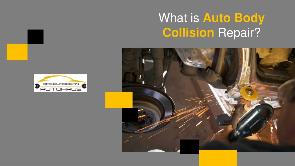 what is auto body collision repair