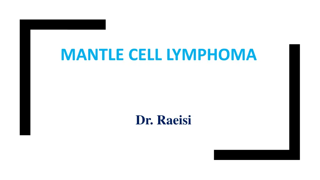 mantle cell lymphoma