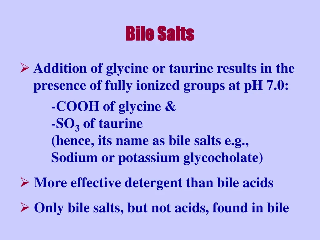 bile salts bile salts