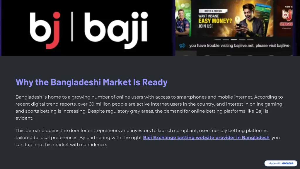 why the bangladeshi market is ready