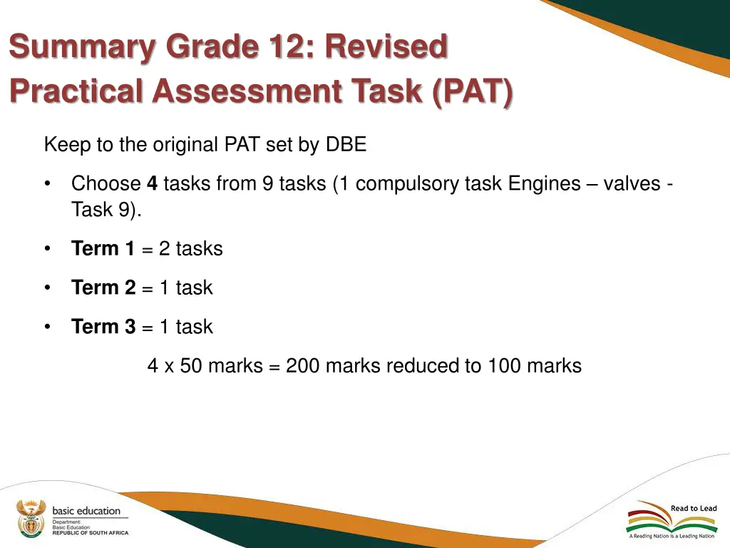 summary grade 12 revised practical assessment