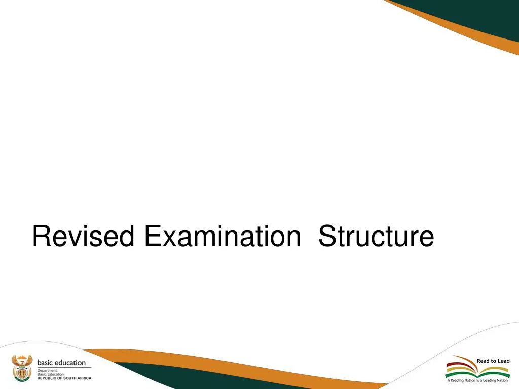 revised examination structure 1